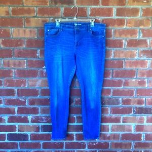 GAP 1969 Legging Jeans - Bright Blue - Size 18